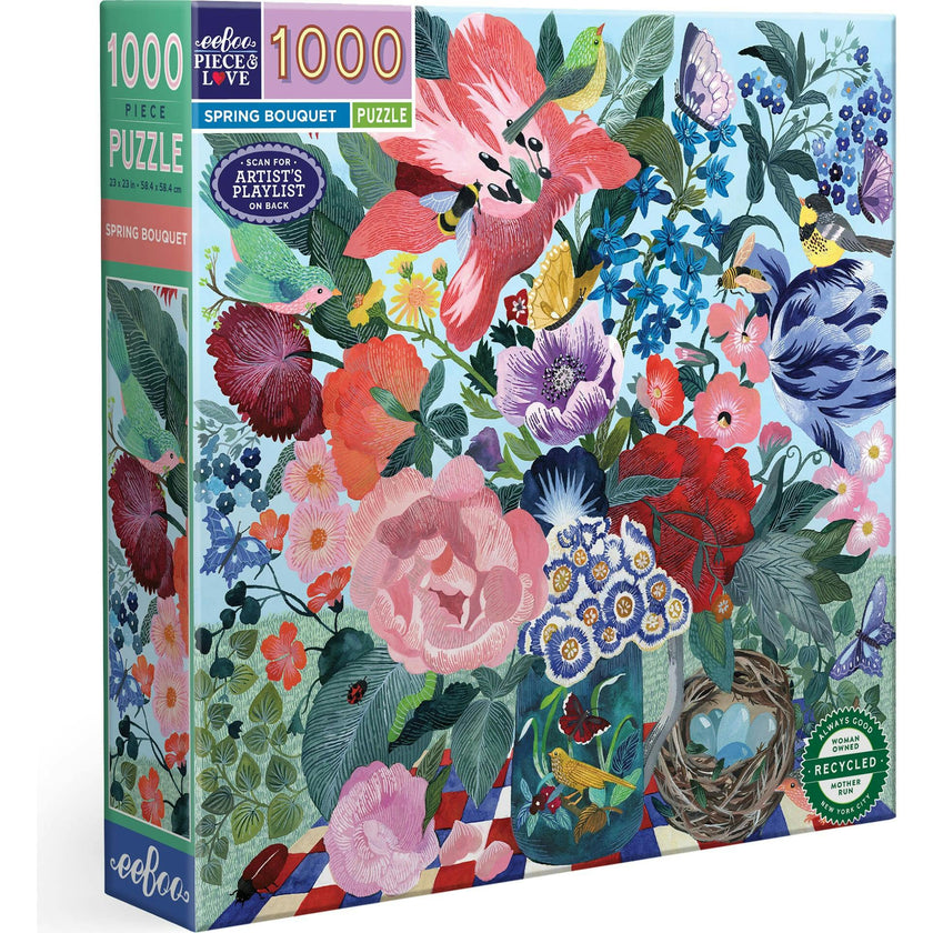 Piece&Love: Spring Bouquet - 1000 pc Puzzle