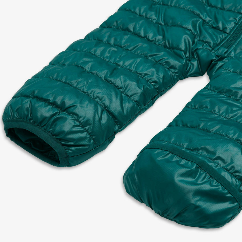 Baby lightweight puffer suit in solids