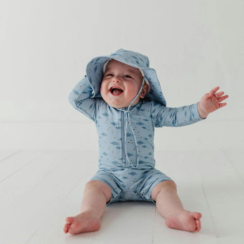 Baby One-Piece Rash Guard Swimsuit