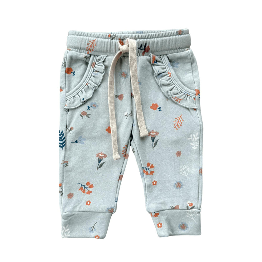 Girl's Joggers in Botanical