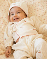 Gauze Bundle Set in Embroidered Cherries