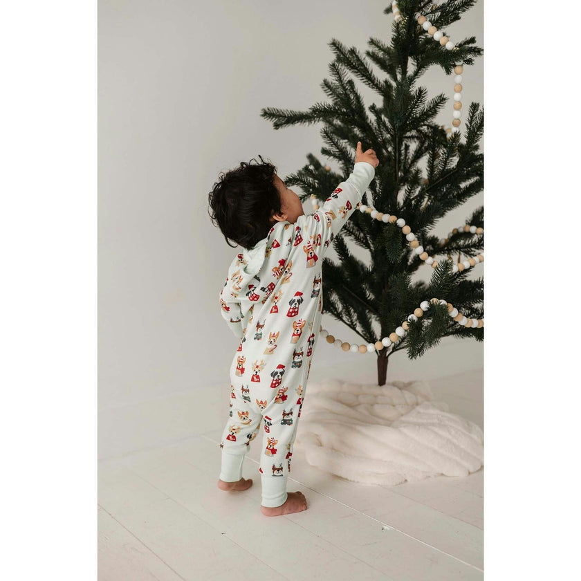 Baby Boy Terry Zip Romper