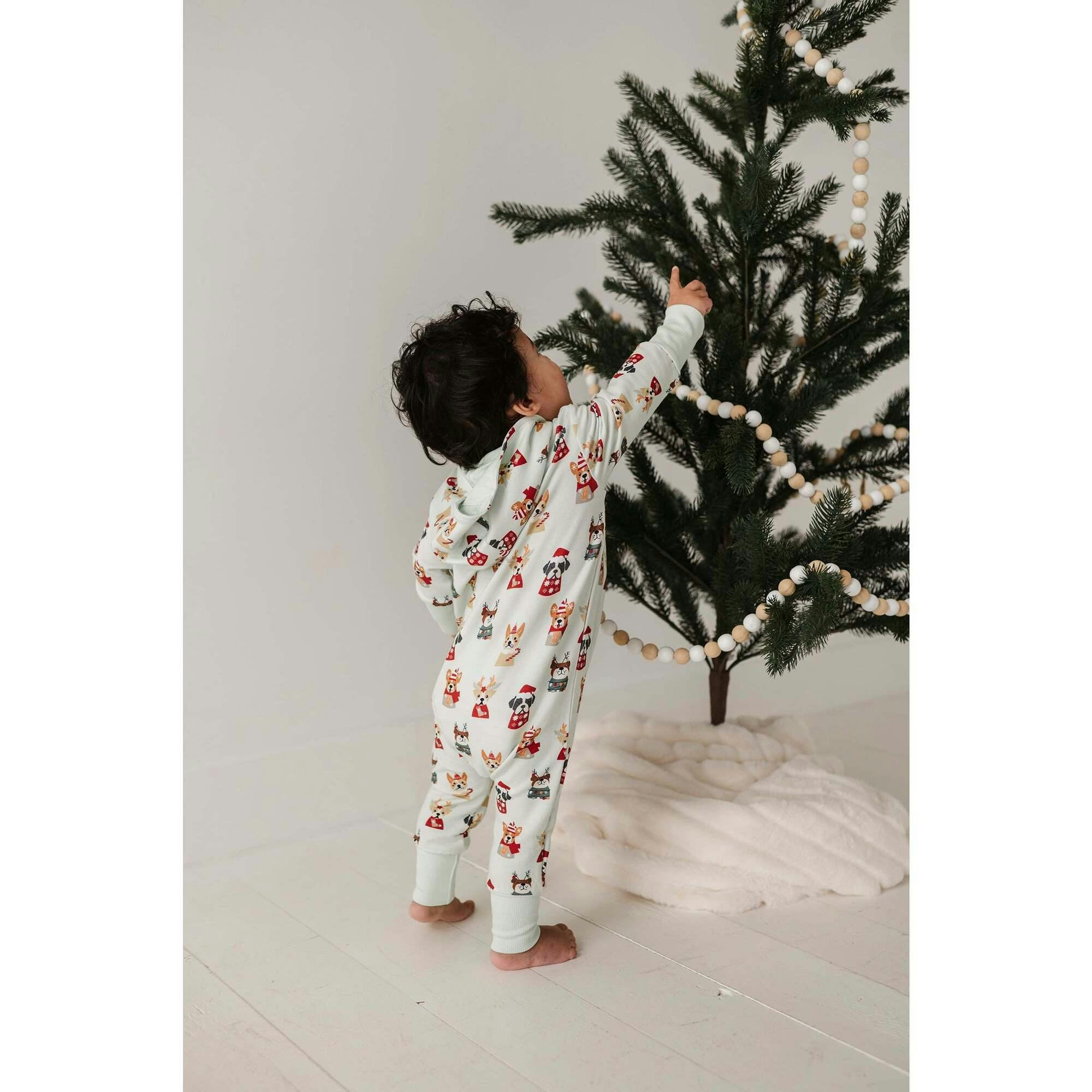 Baby Boy Terry Zip Romper