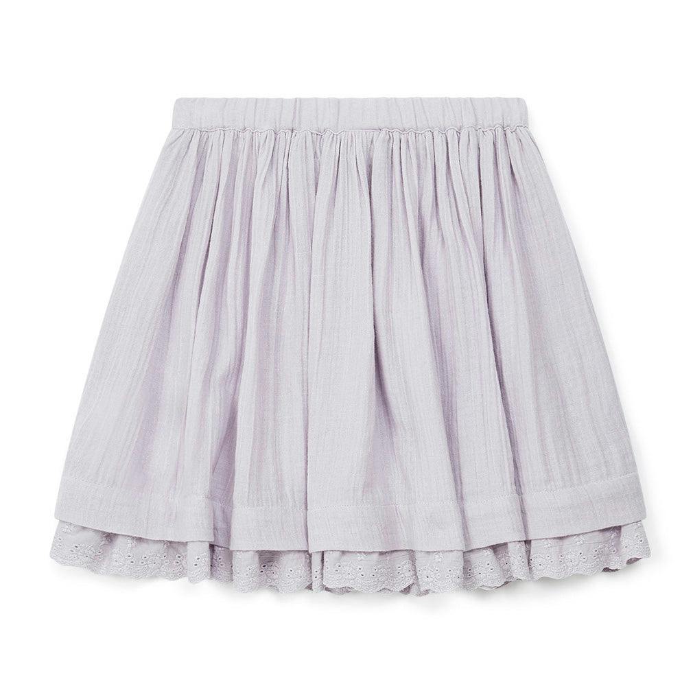 BONTON Papillon Lilac Gauze Cotton Skirt