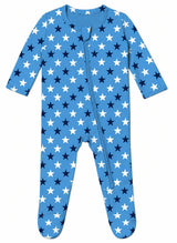 Baby Footie - Stars on Blue