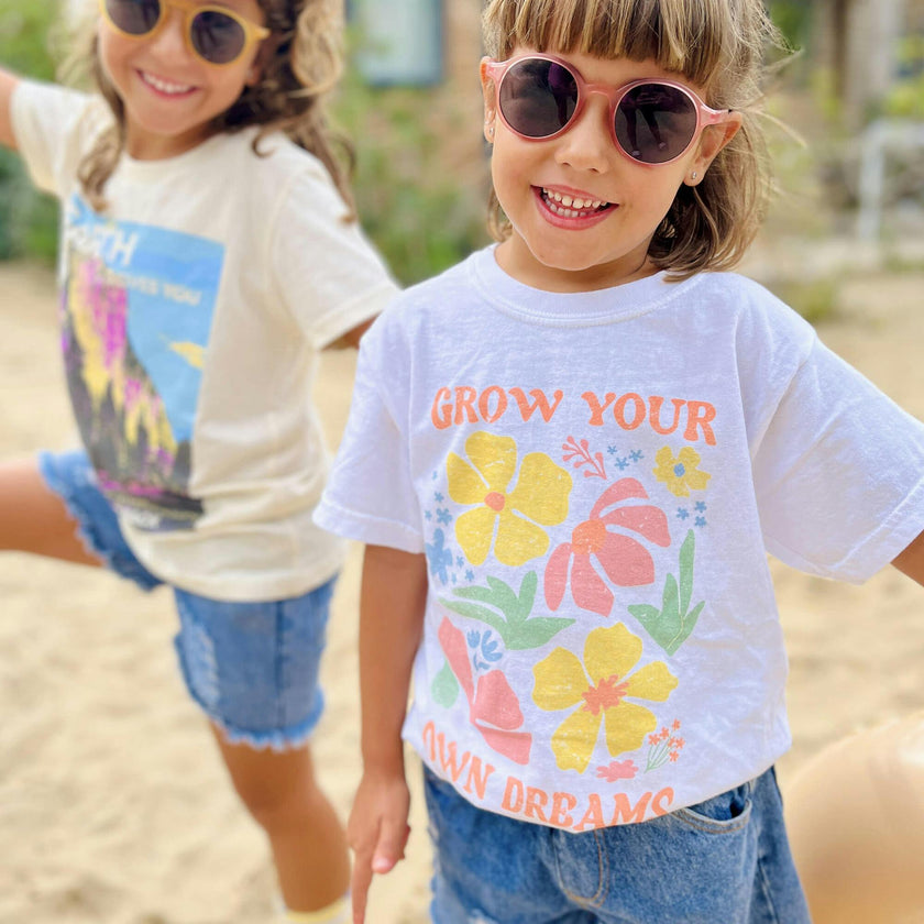 Kid's Floral Dreams T-shirt-Unisex
