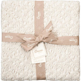 Oatmeal Boho Knit Blanket