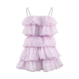 Lavender Sequin Bow Layered Set