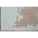 Vintage Map Washable Rug