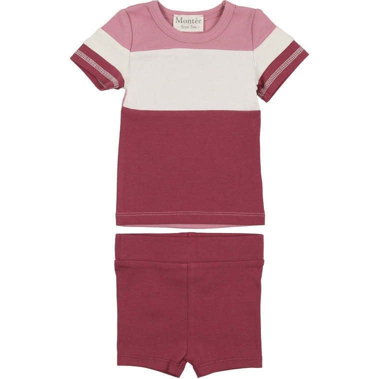 Rugby Stripe Short Set