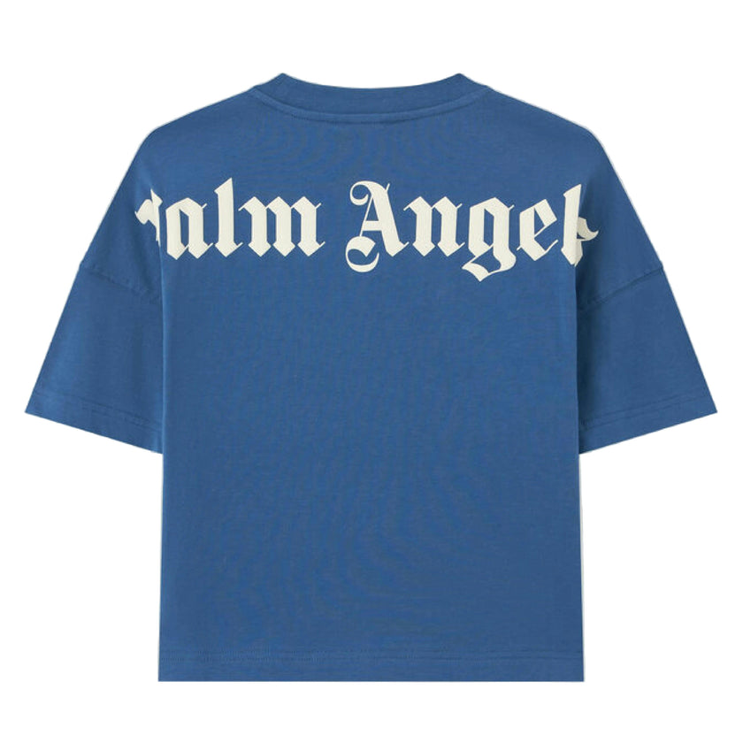 Blue Overlogo Crewneck T-Shirt
