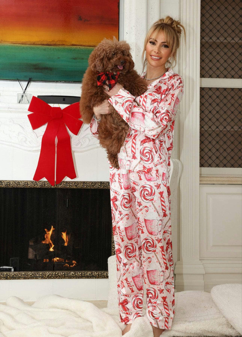 Women's Sweet Winter Silky Set