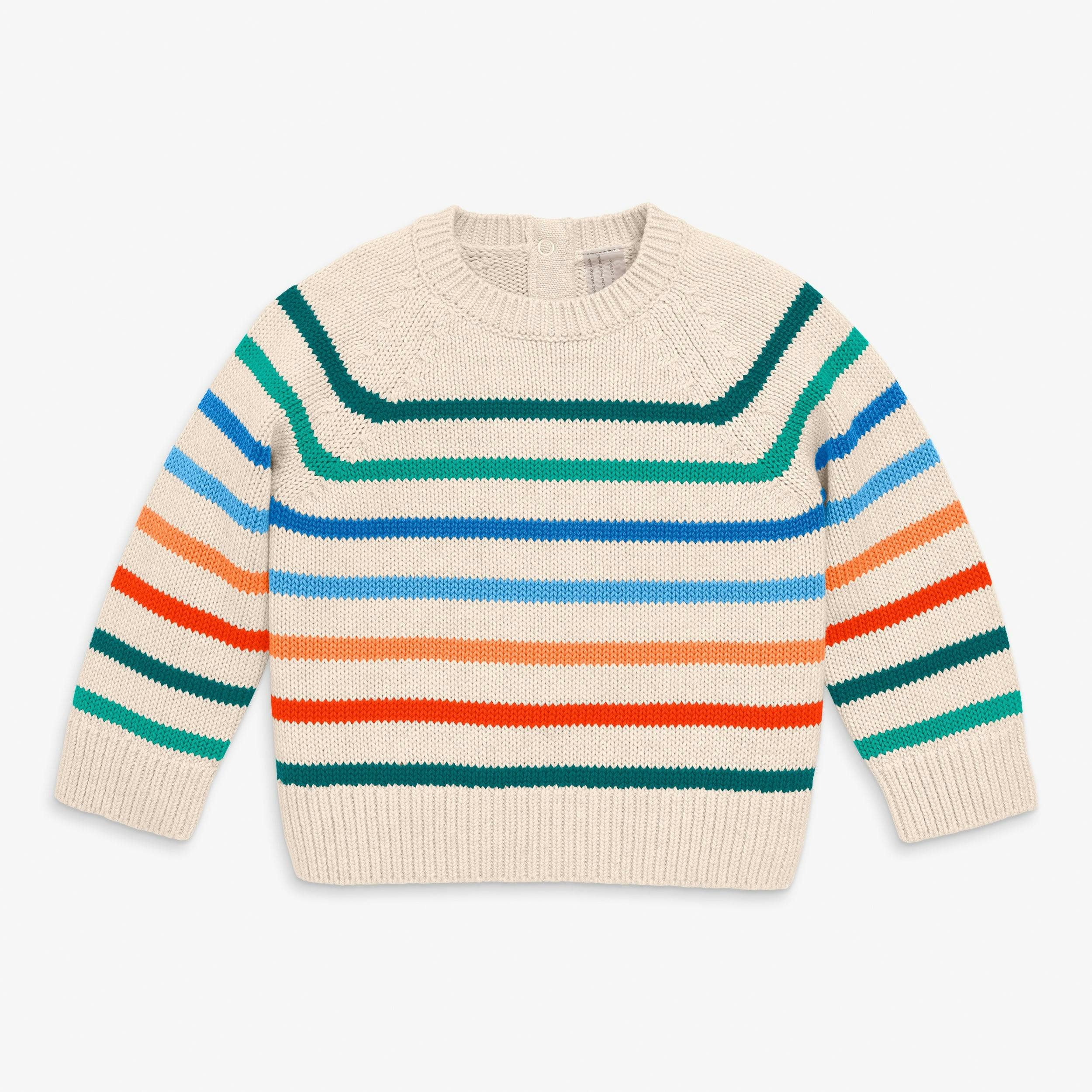 Baby rainbow stripe sweater