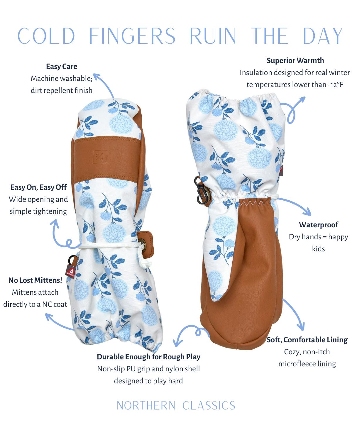 Kids Waterproof Ski Mitten