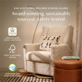 Kiwi Electronic Recliner and Swivel Glider with USB port