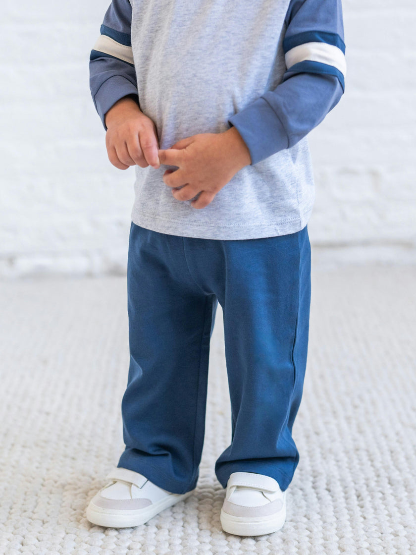 Arin Wide Leg Pant - Indigo