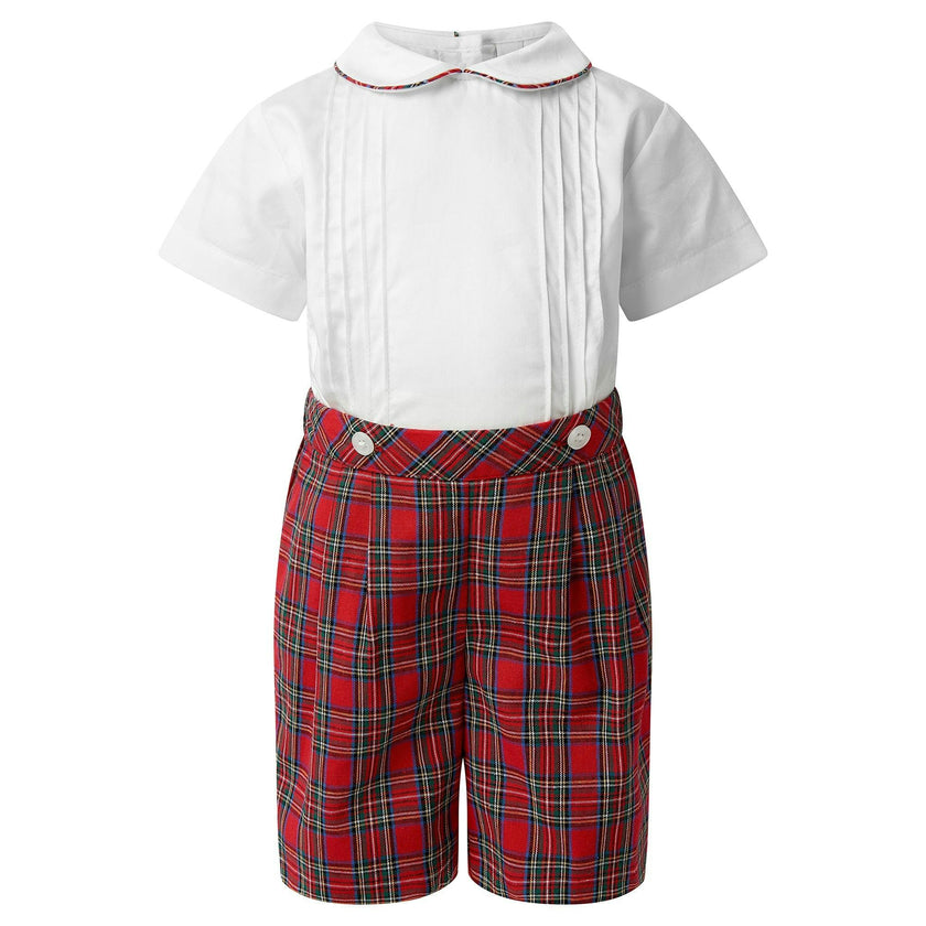 Tartan Shirt and Short Set