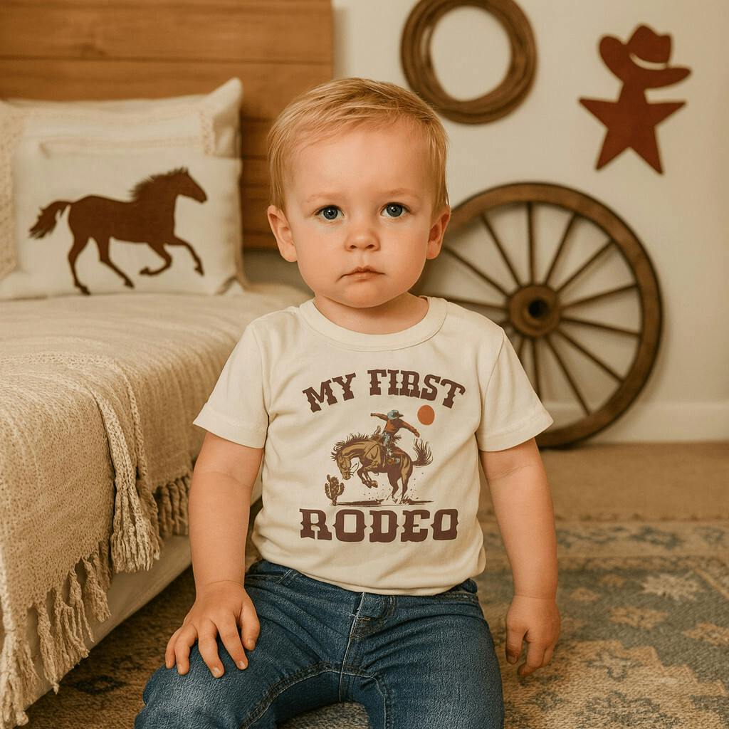 graphic tee | my first rodeo