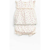 Tunic + Bubble Short Pear Print Lounge Set