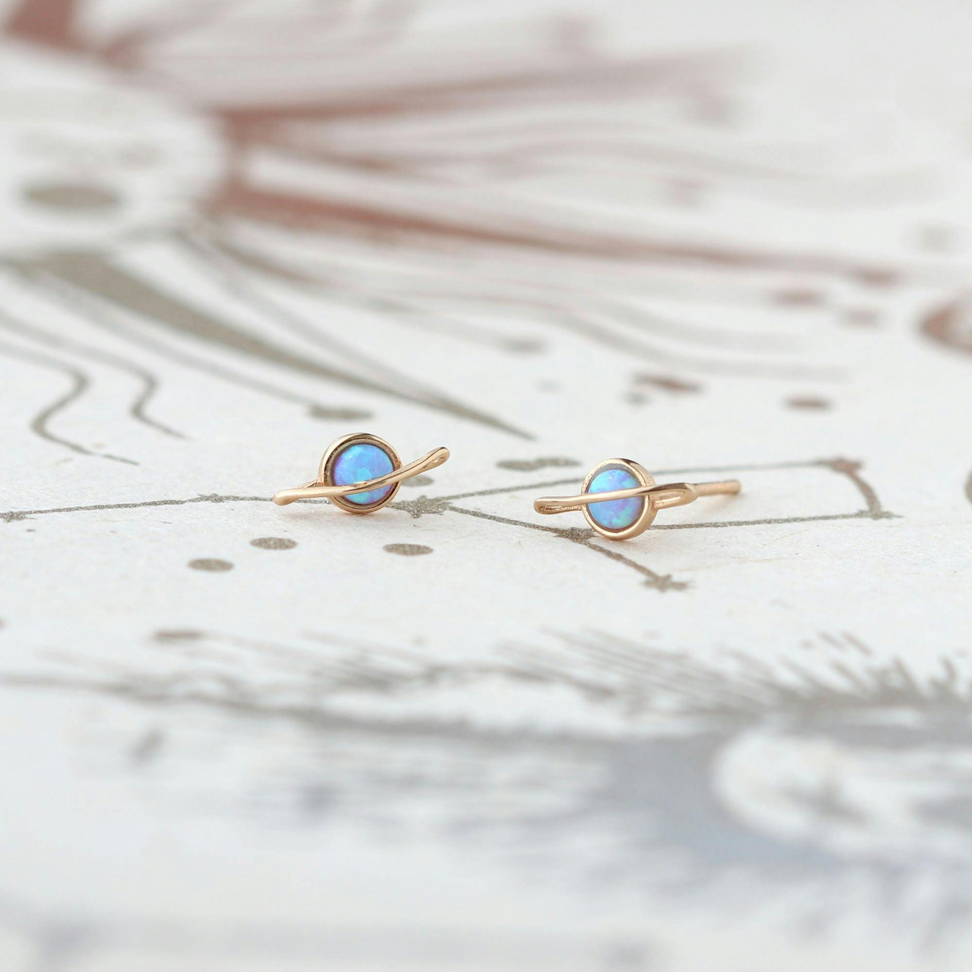 Saturn Stud Earrings