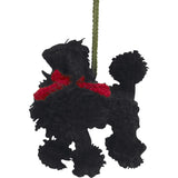 Black Hand Knit Christmas Ornament