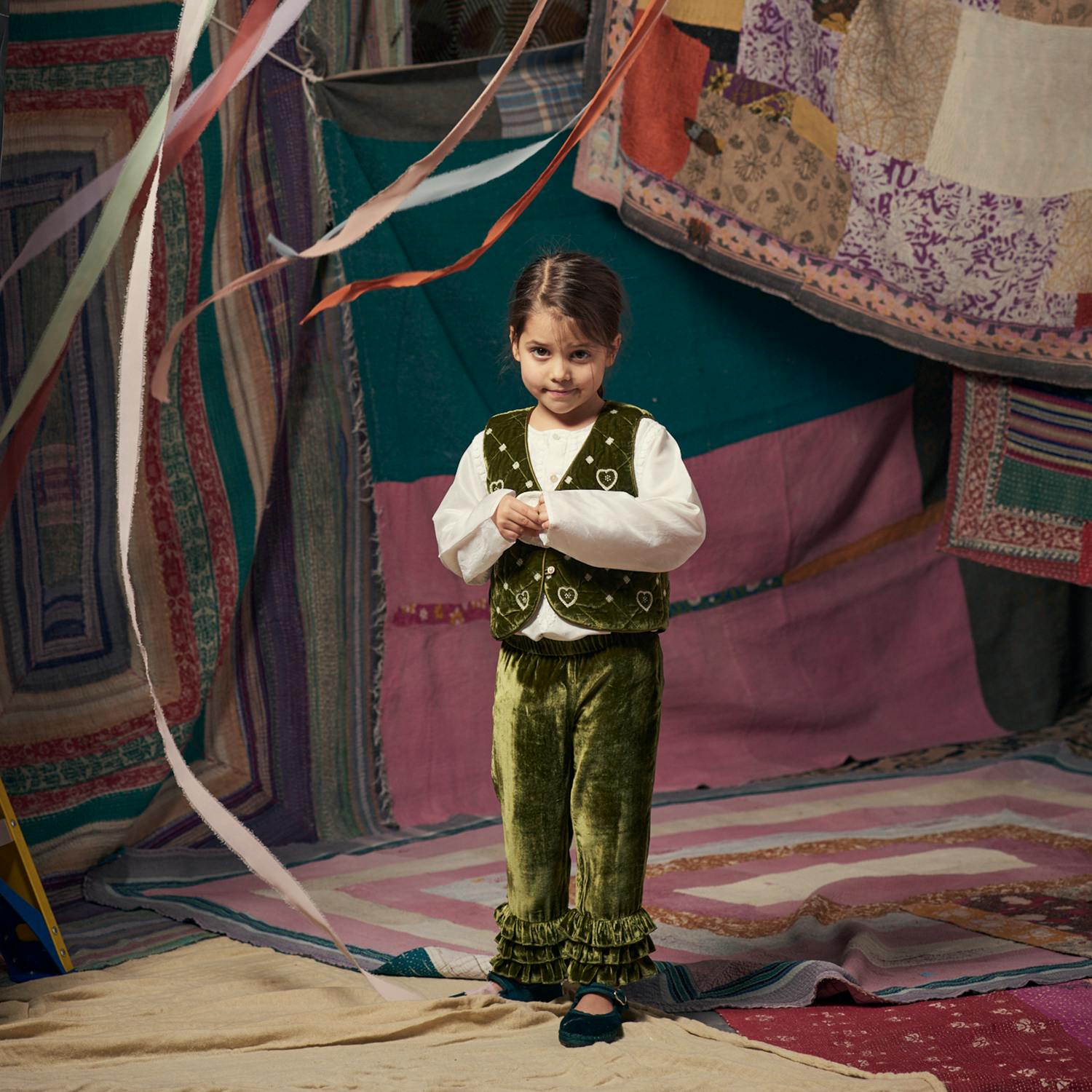 Kids Tali Pants Green