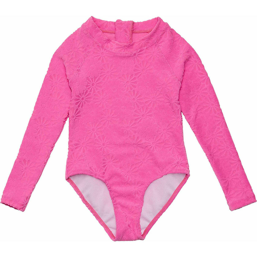 Bubblegum Bloom Long Sleeve Surf Suit