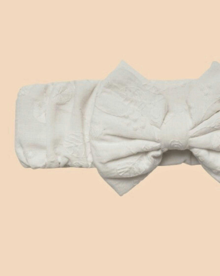 Baby's Bow Headband - Ivory