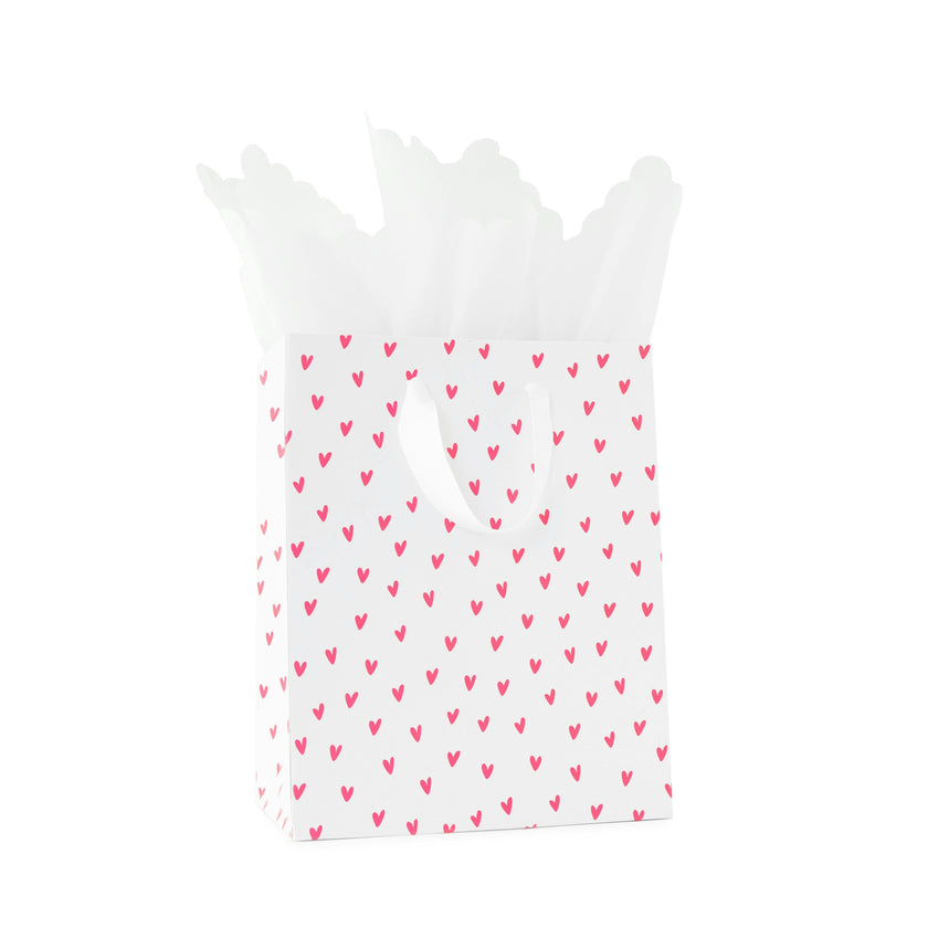 Neon Heart Gift Bag