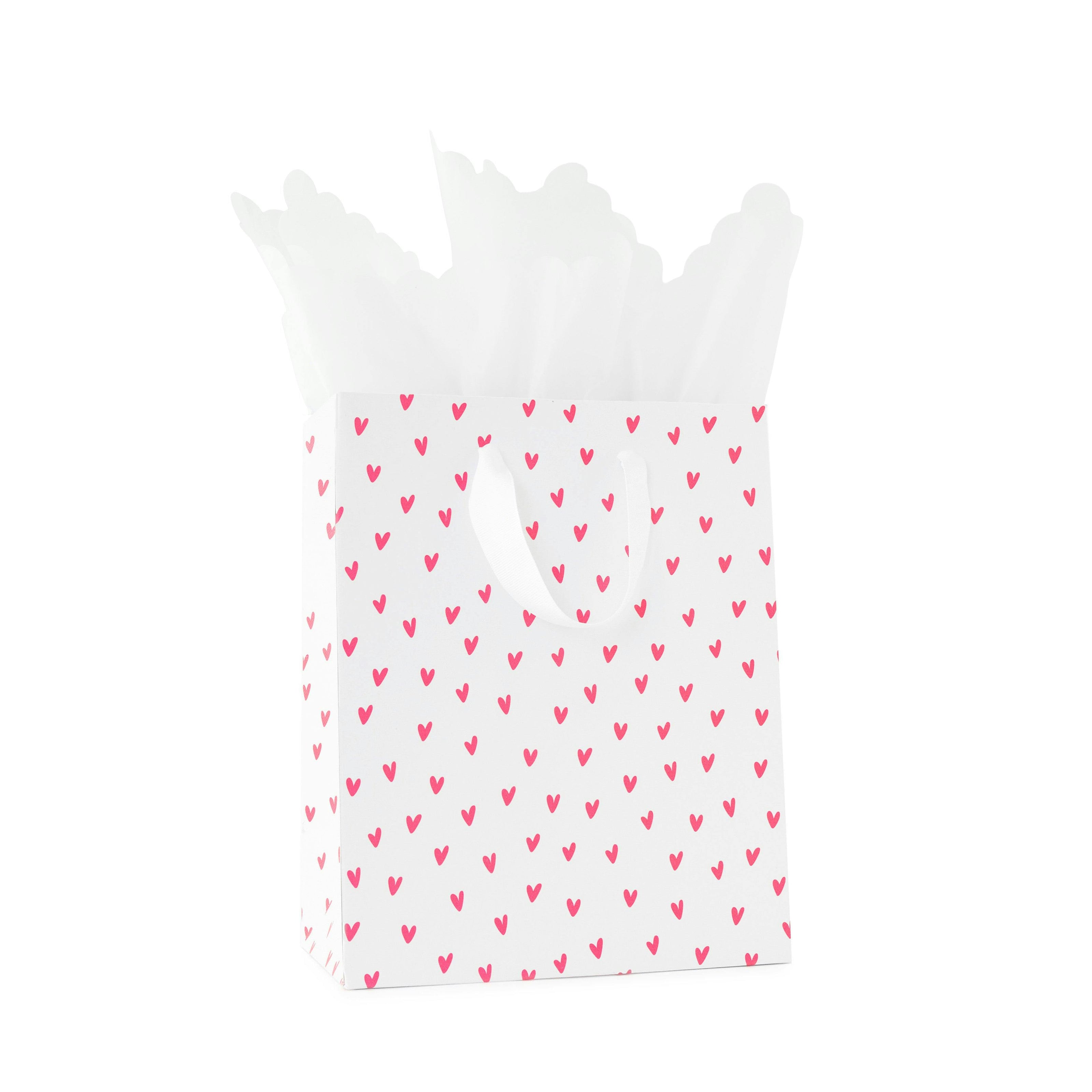 Neon Heart Gift Bag