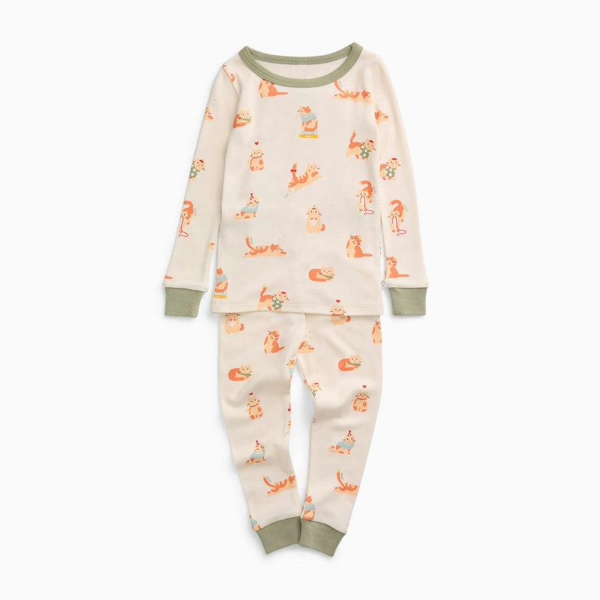 Cat Nap Pajama Set