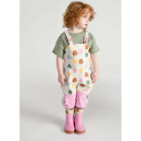 Tree Print Rain Suspender Pants