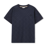 Dark Navy Textured T-Shirt