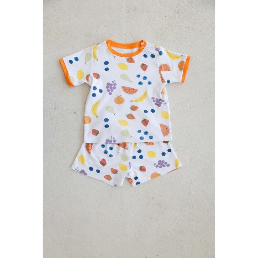 vitamin c orange short set