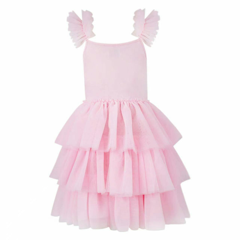 Beaded Tulle Shimmer Dress