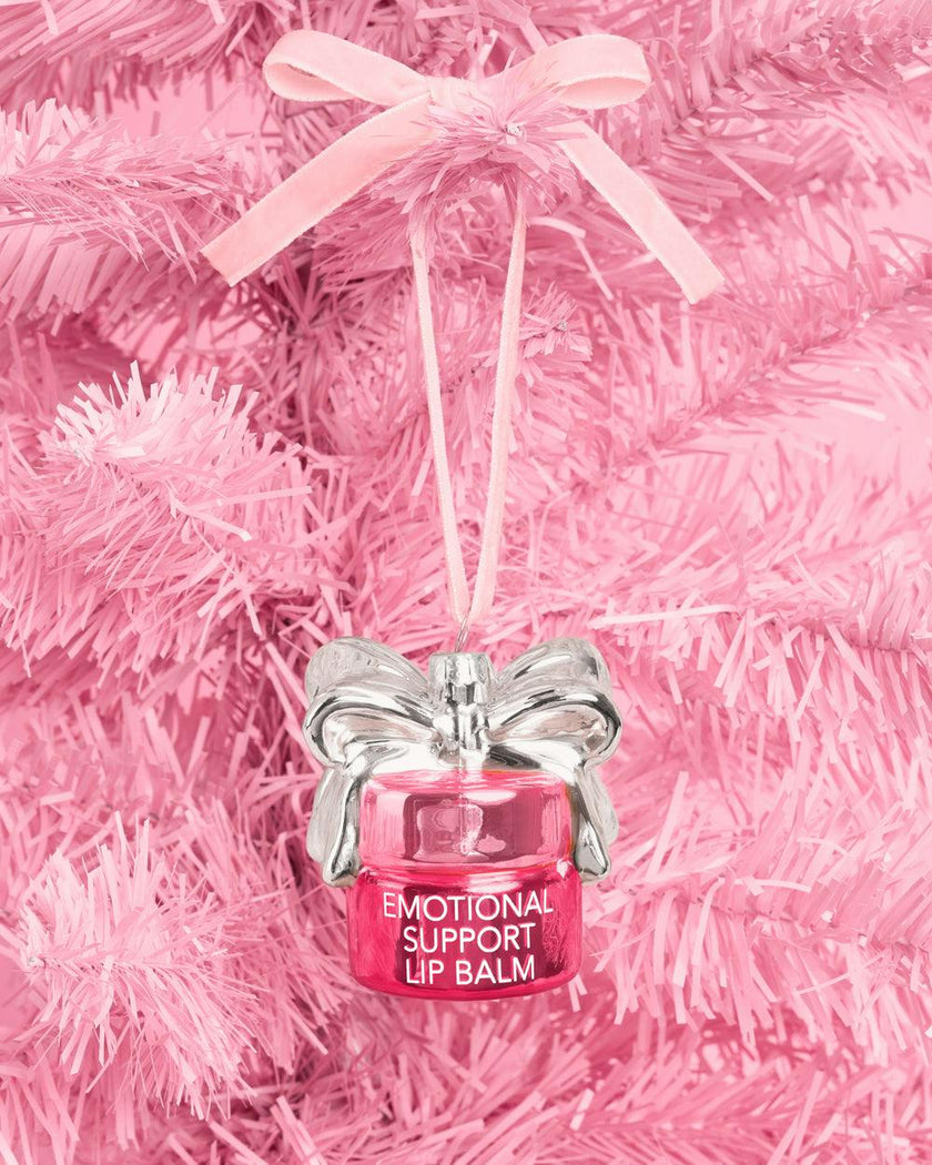 Emotional Support Lip Balm - glass ornament
