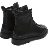 Women's Lace Up Brutus Boot, Black