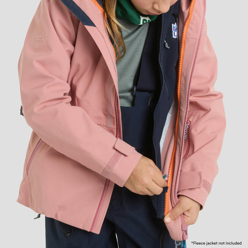 Turas All Season 3-Layer Waterproof Chin Guard Zipper Jacket