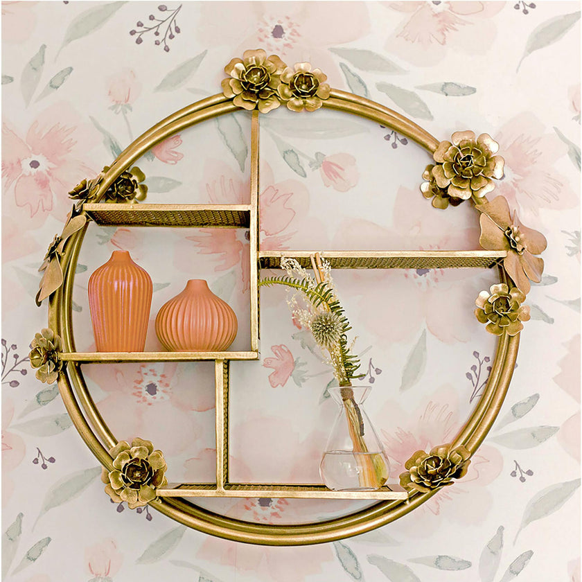 Flower Shelf Wall Décor