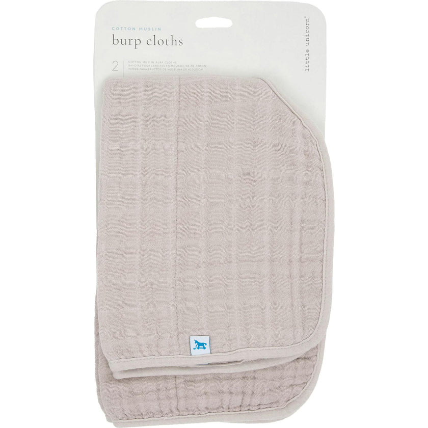 Cotton Muslin Burp Cloth 2 Pack - Porpoise