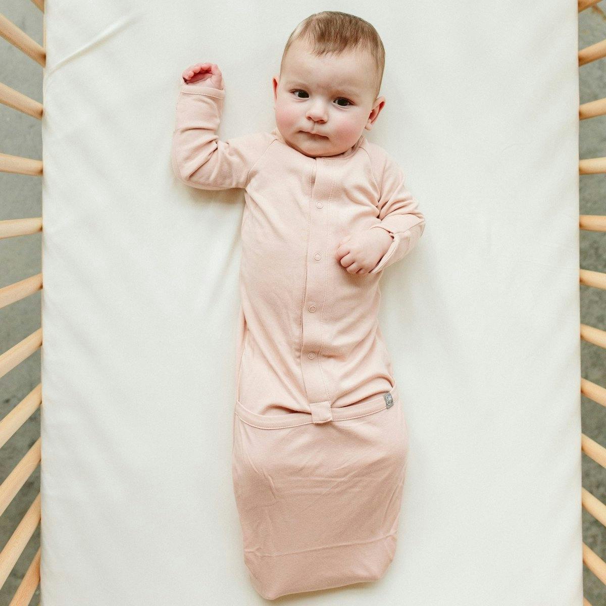 24 HOUR CONVERTIBLE GOWN | ROSE — Bamboo Organic Cotton Blend