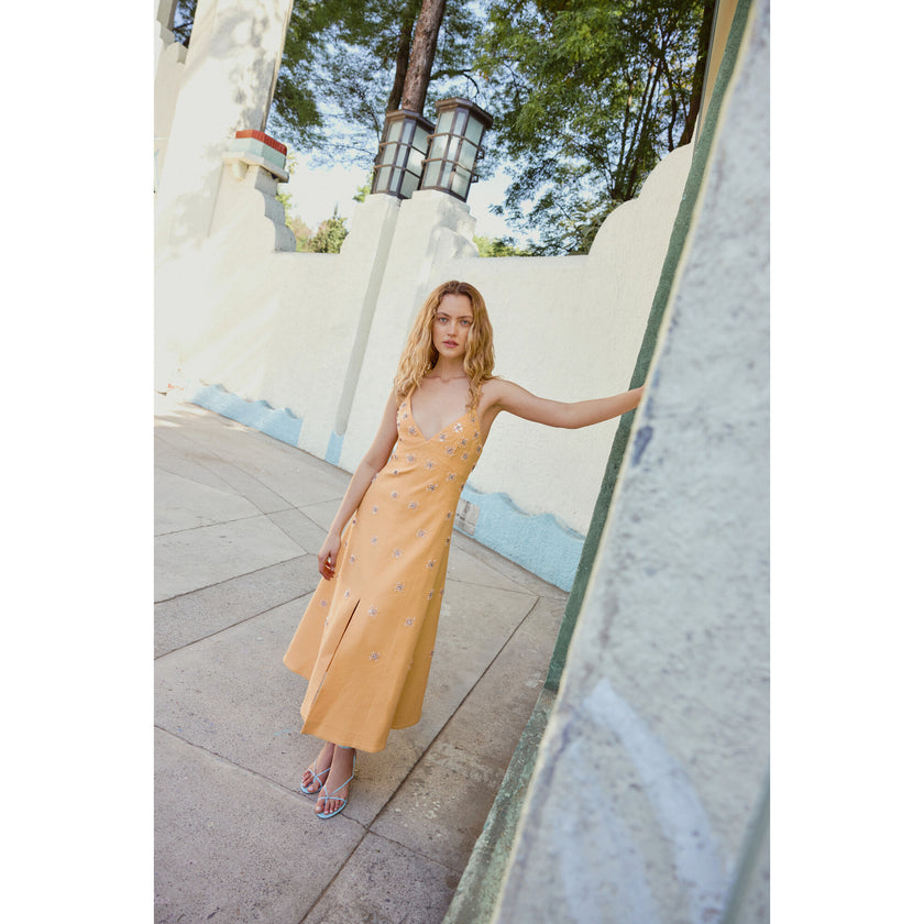 Hendrix Dress, Orange