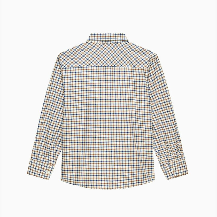 Oliver Shirt in Camel Check
