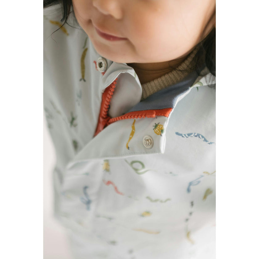 Park Suit - Crawling Critters Blue