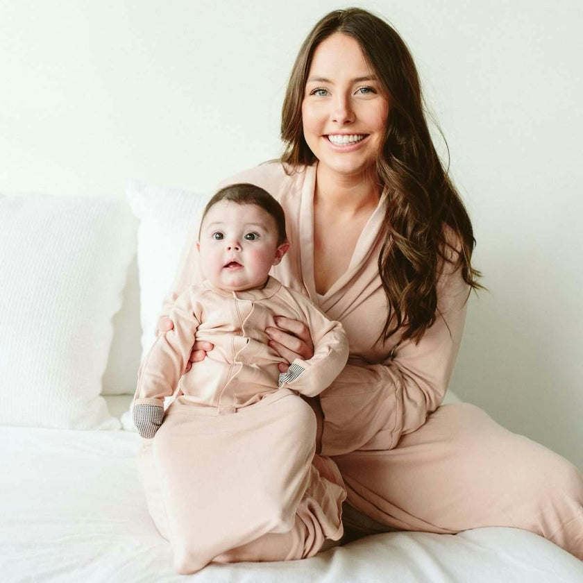 24 HOUR CONVERTIBLE GOWN | ROSE — Bamboo Organic Cotton Blend