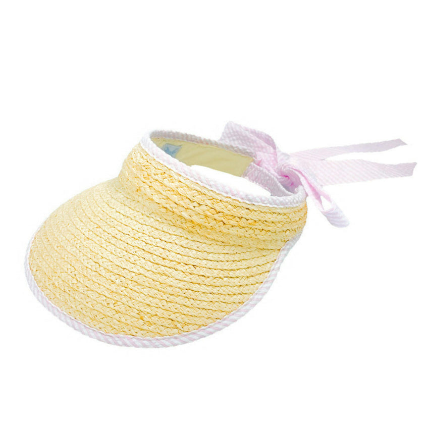 Sconset Straw Bow Visor (Adult)