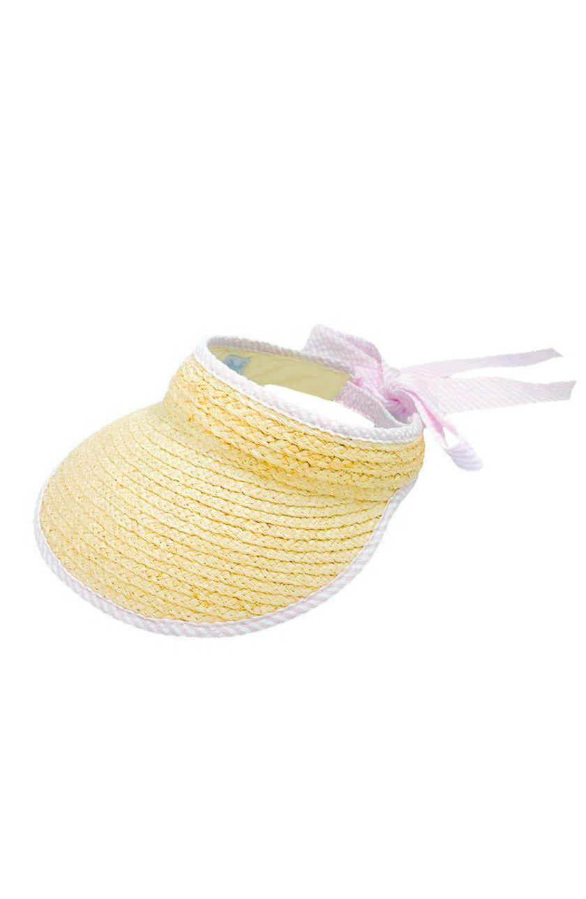 Adult Sconset Straw Bow Visor