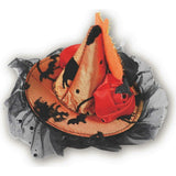 HALLOWEEN WITCH HAT - HAPPY PUMPKIN, Orange