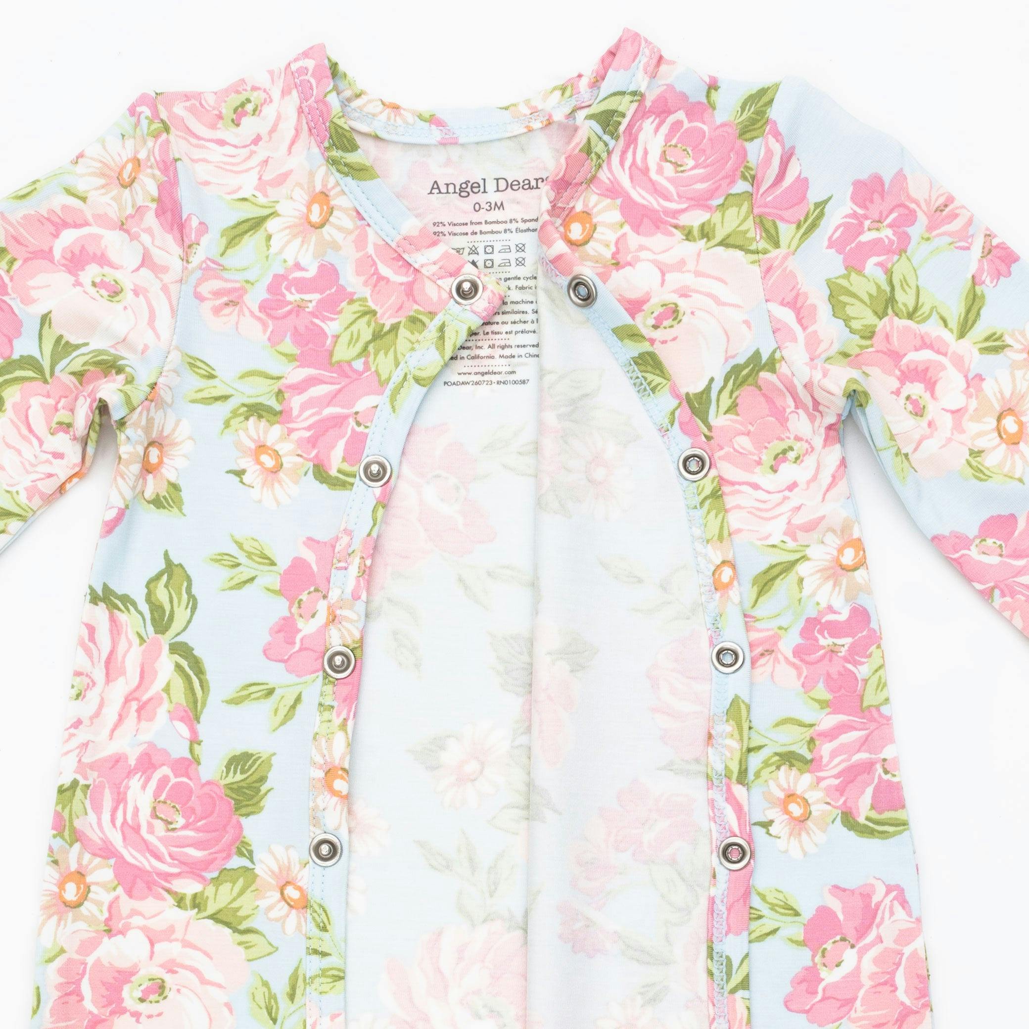 Angeline Floral - Bundle Gown and Knot Headband