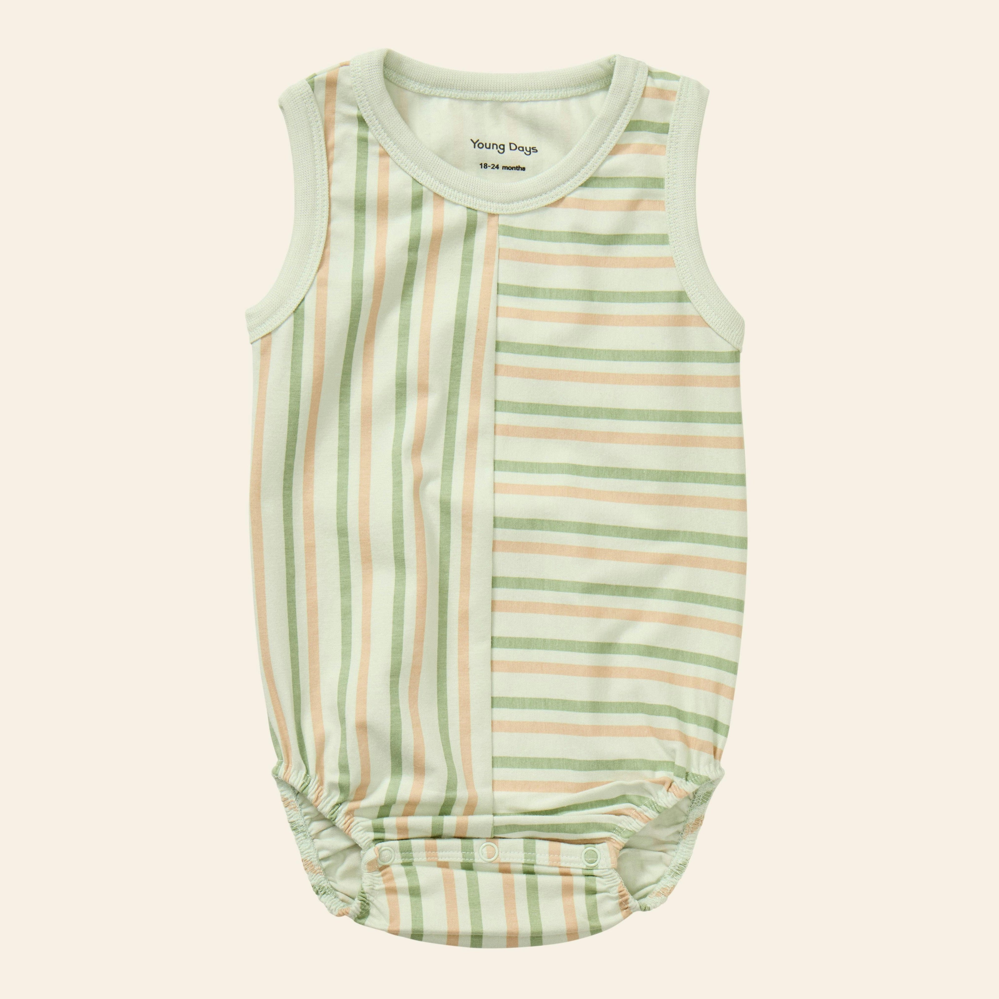 Stripe Mix Tank Onesie